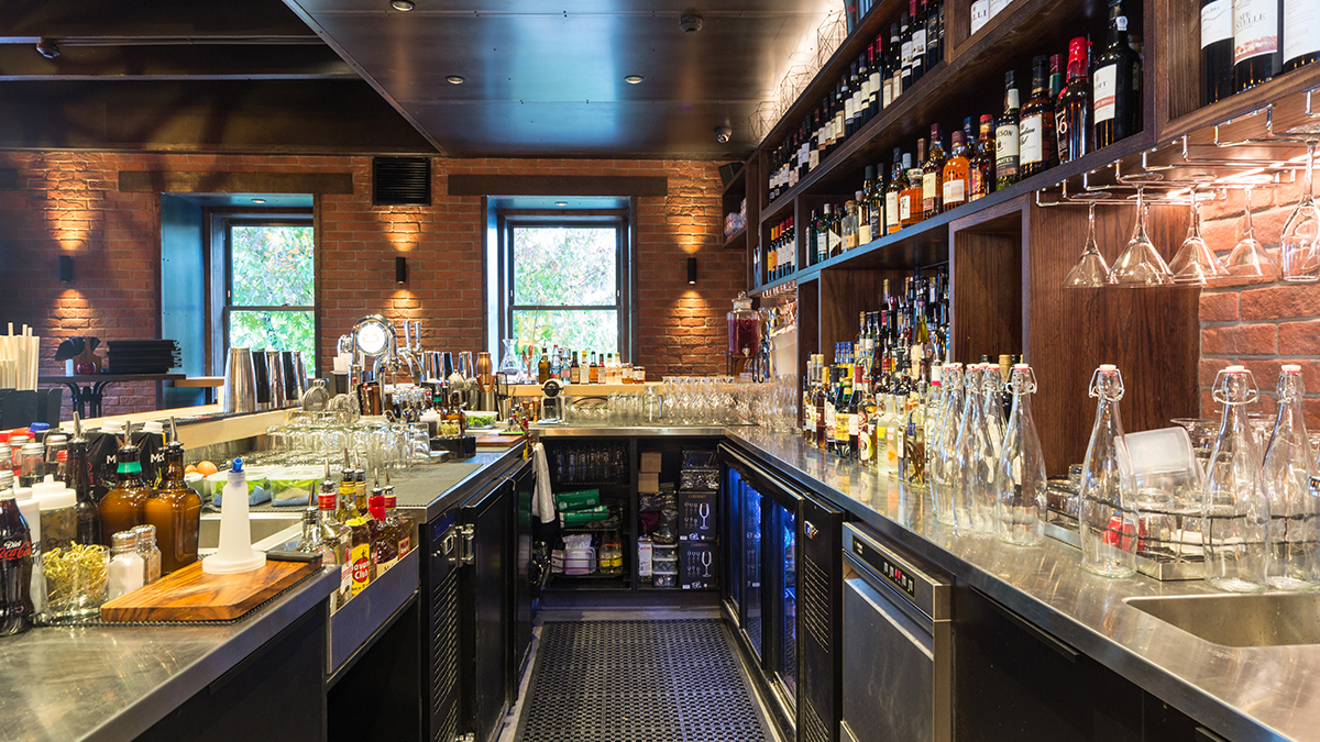Sheet Metal and Stainless Steel bench top bar